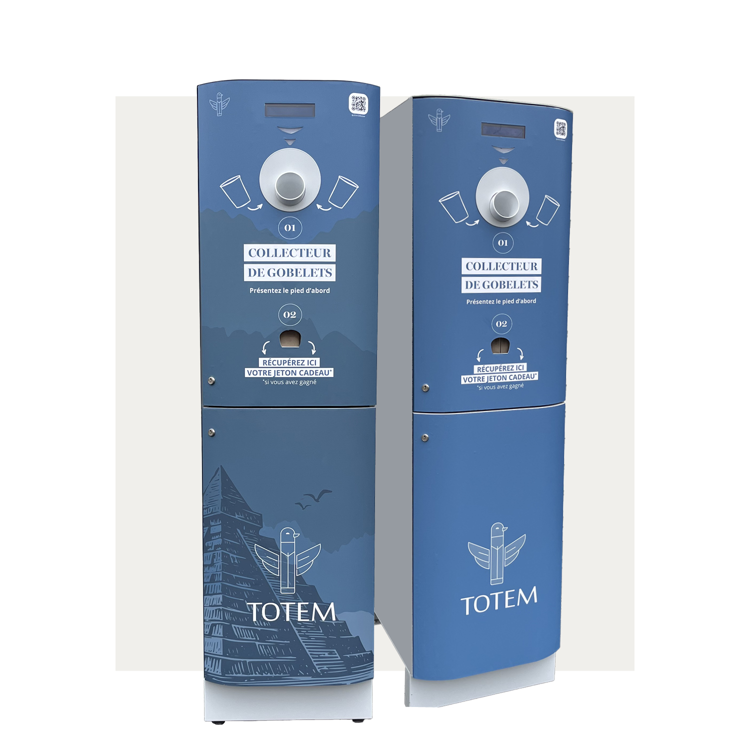 Totem-collecteur de gobelets